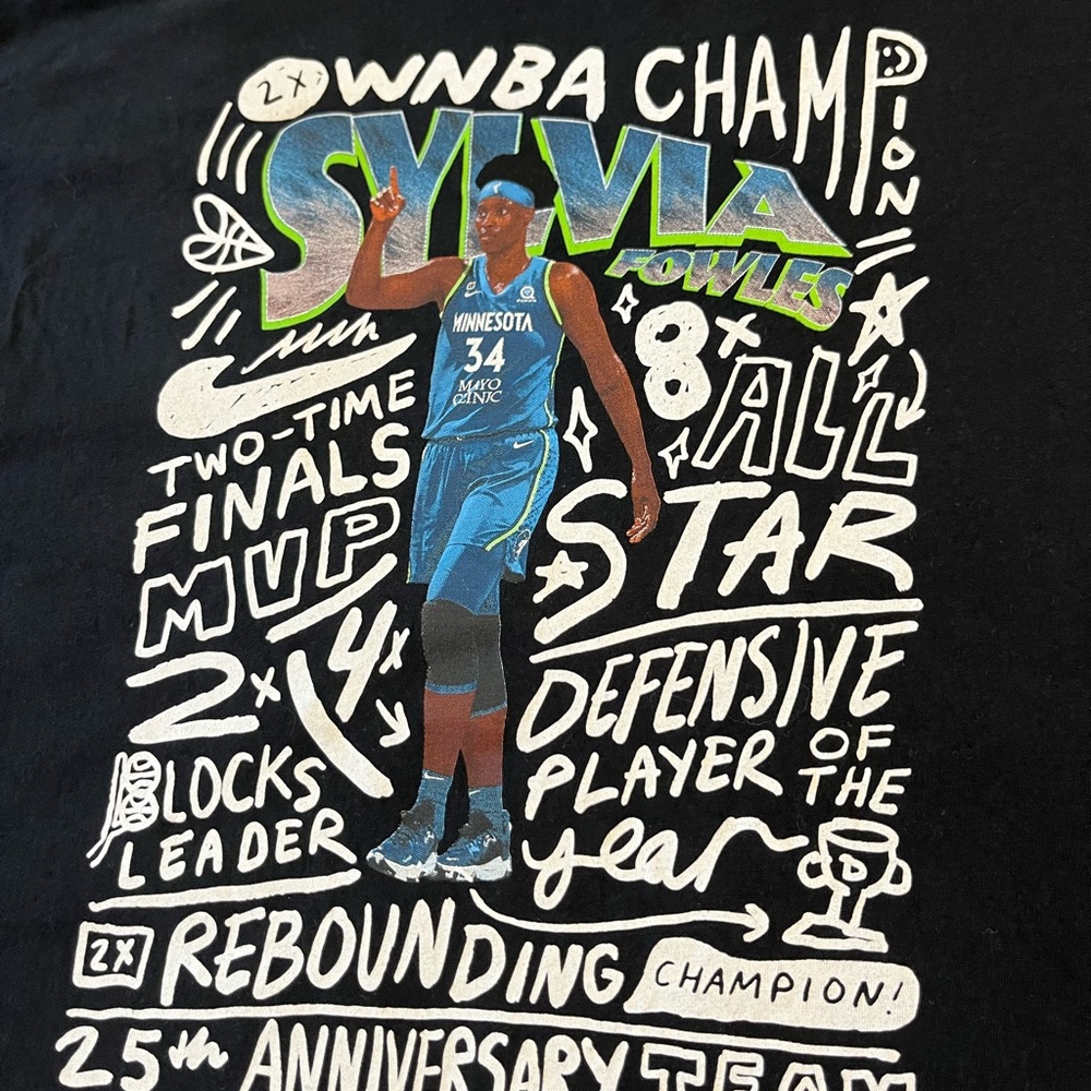 Nike WNBA champion Sylvia Fowles size Large